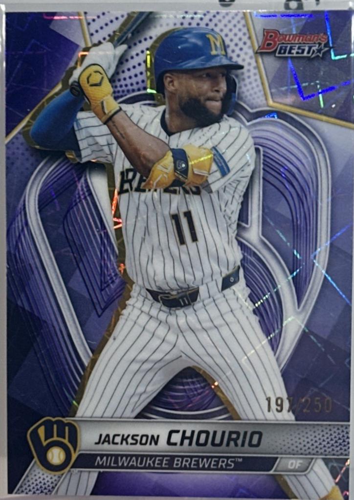Jackson Chourio [Purple Refractor] #10