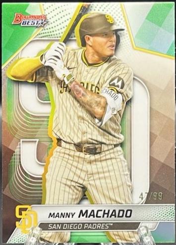 Manny Machado [Green Refractor] #6