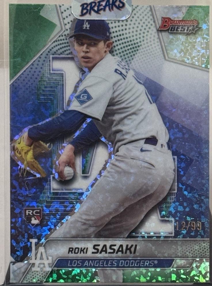 Roki Sasaki [Green Mini-Diamond Refractor] #18