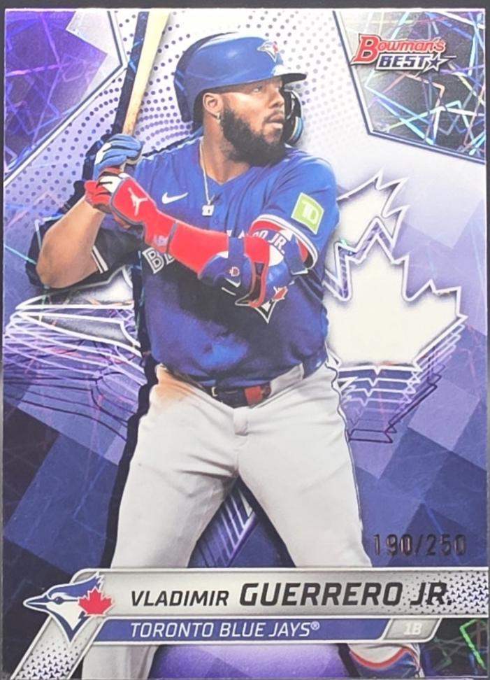 Vladimir Guerrero Jr. [Purple Lazer Refractor] #22