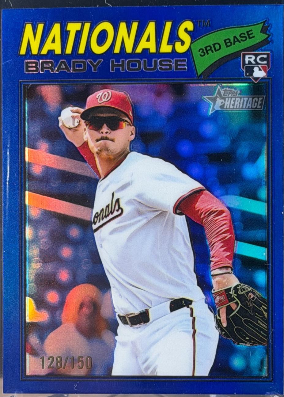 Brady House [Blue Bordered Chrome] #153