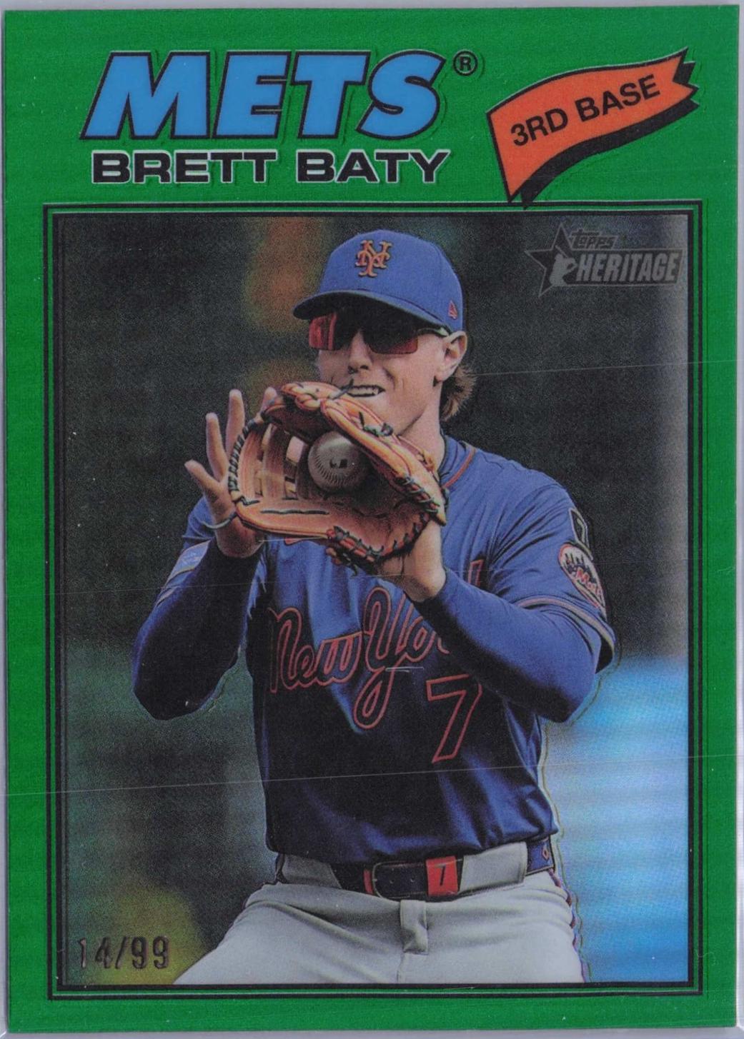 Brett Baty [Green Bordered Chrome] #19