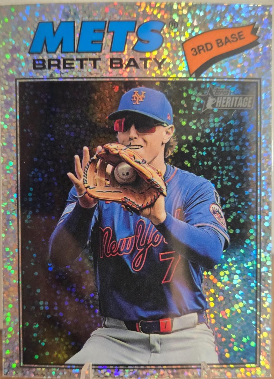 Brett Baty [Silver Sparkle Chrome] #19