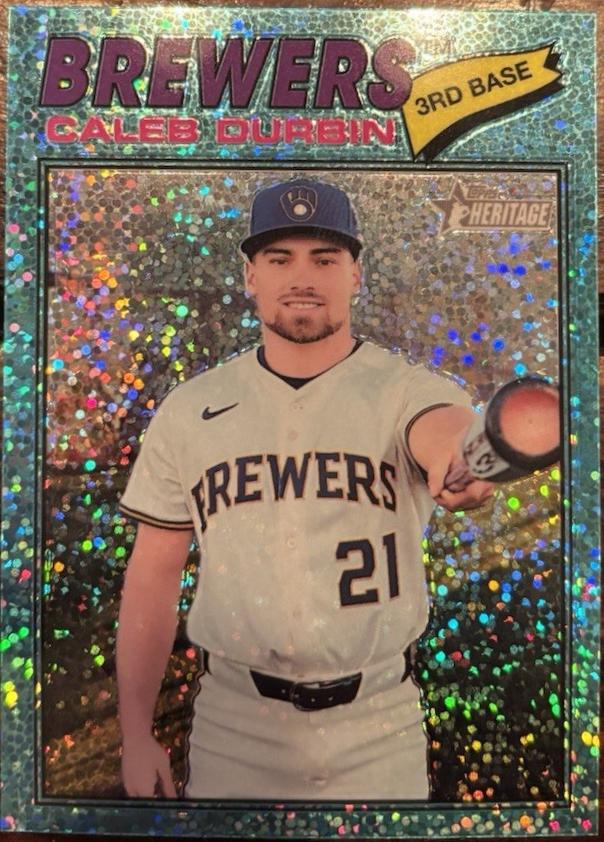 Caleb Durbin [Light Blue Sparkle Chrome] #109