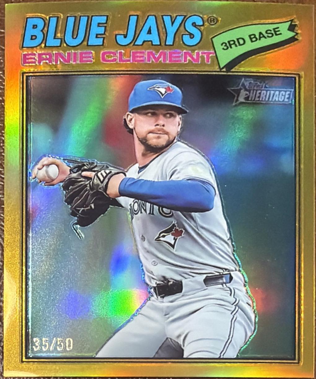 Ernie Clement [Gold Bordered Chrome] #21