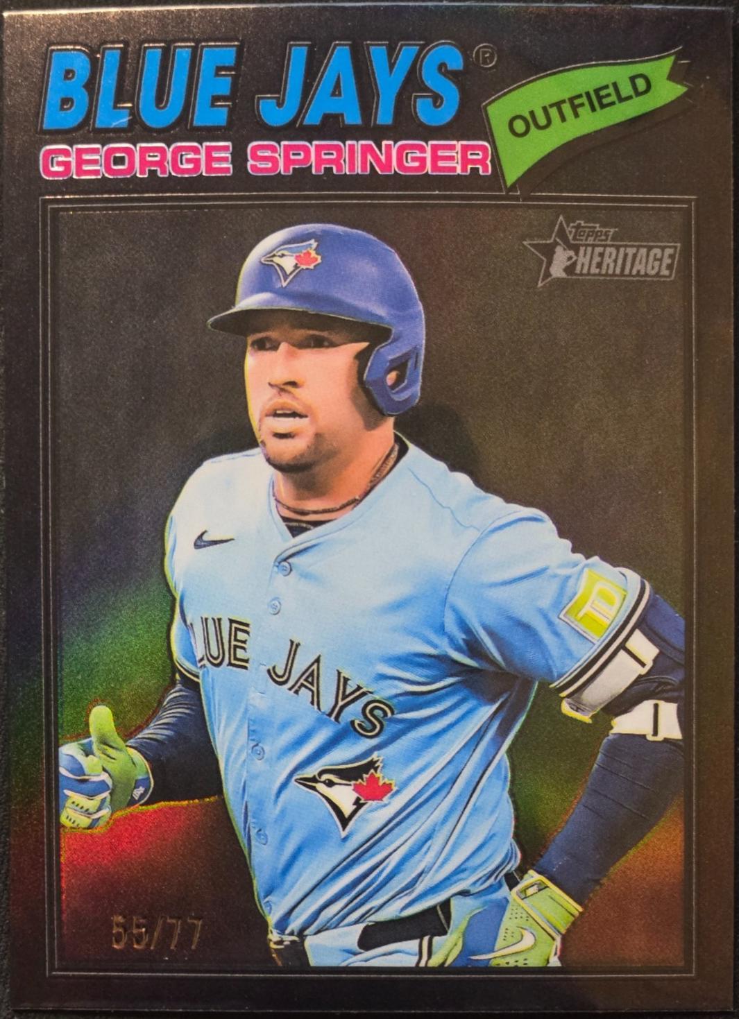 George Springer [Black Bordered Chrome] #108