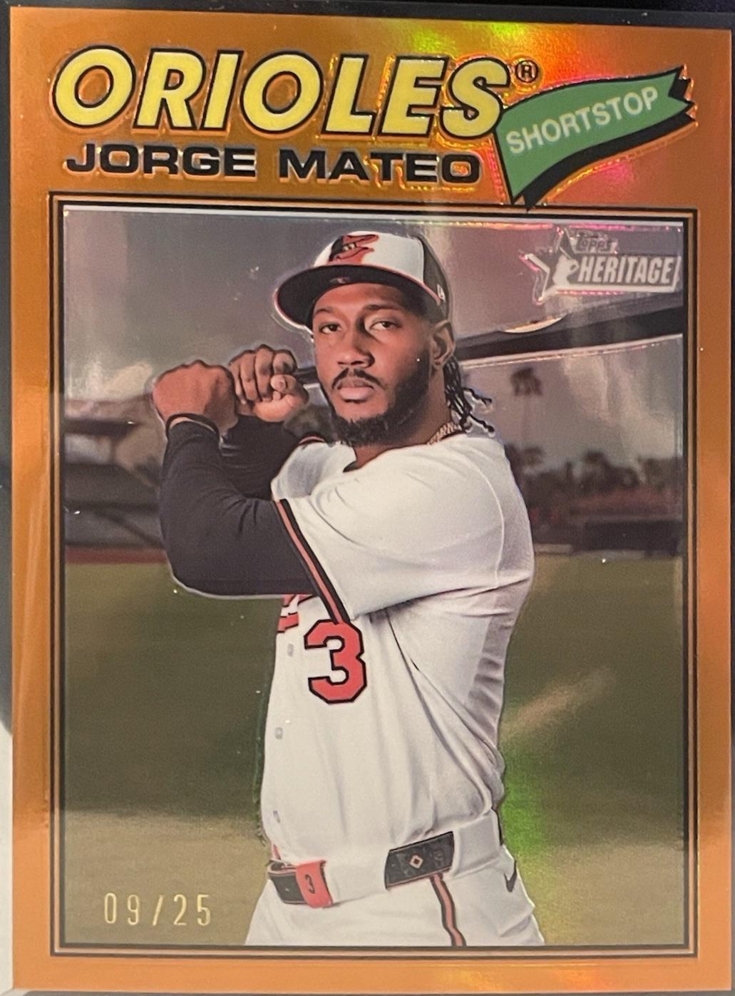 Jorge Mateo [Orange Bordered Chrome] #267