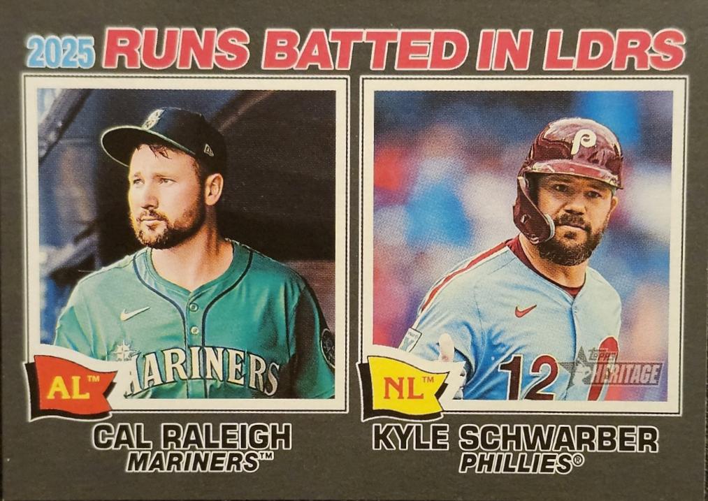 Kyle Schwarber / Cal Raleigh [Dark Gray Bordered] #3