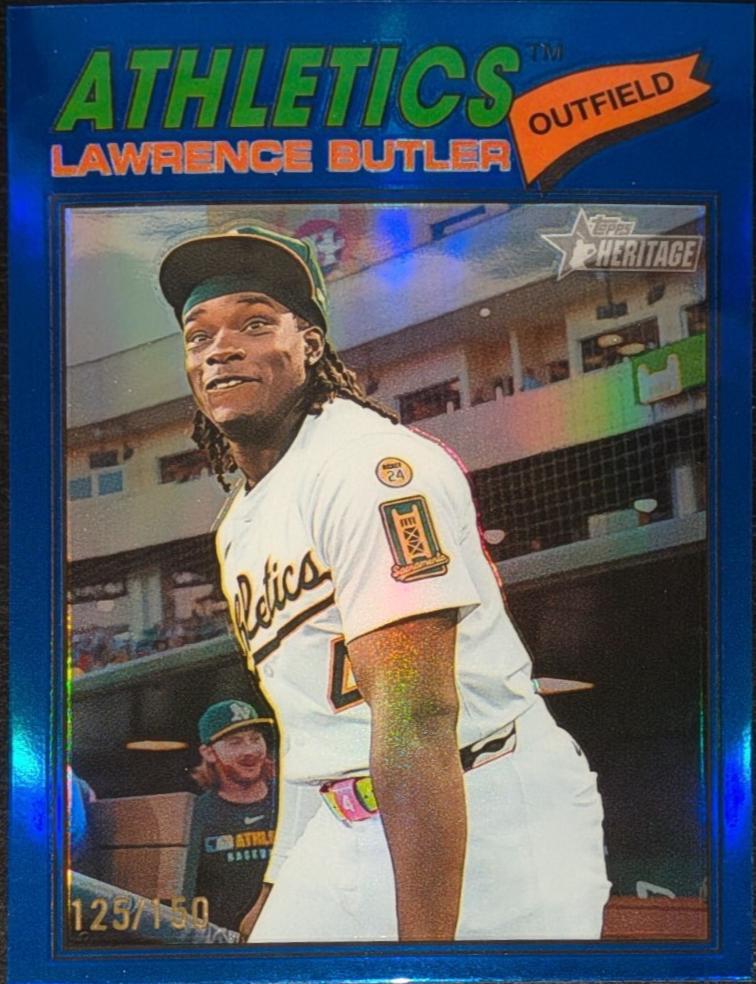 Lawrence Butler [Blue Bordered Chrome] #94