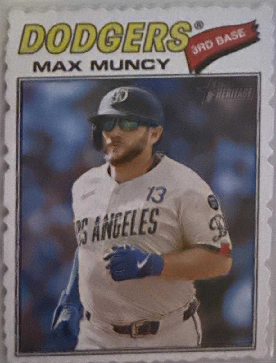 Max Muncy [Deckle Edge] #158