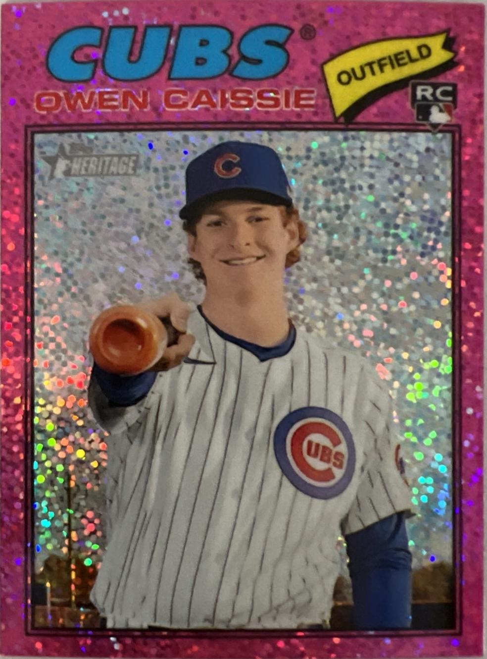 Owen Caissie [Pink Sparkle Chrome] #88