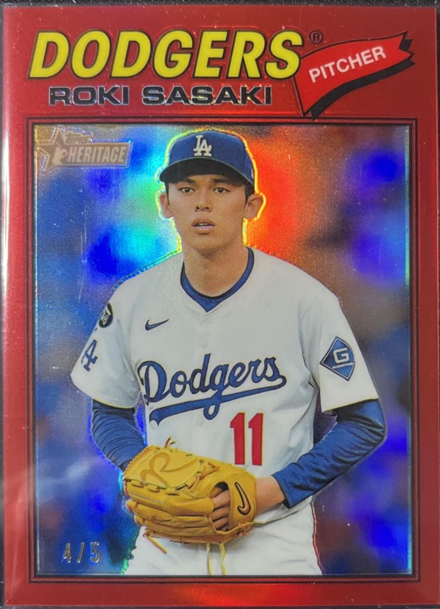 Roki Sasaki [Red Bordered Chrome] #39