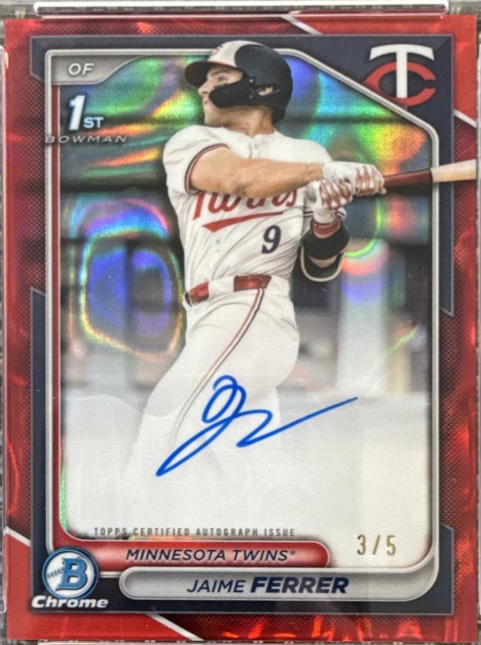 Jaime Ferrer [Red Lava Refractor] #CPA-JF