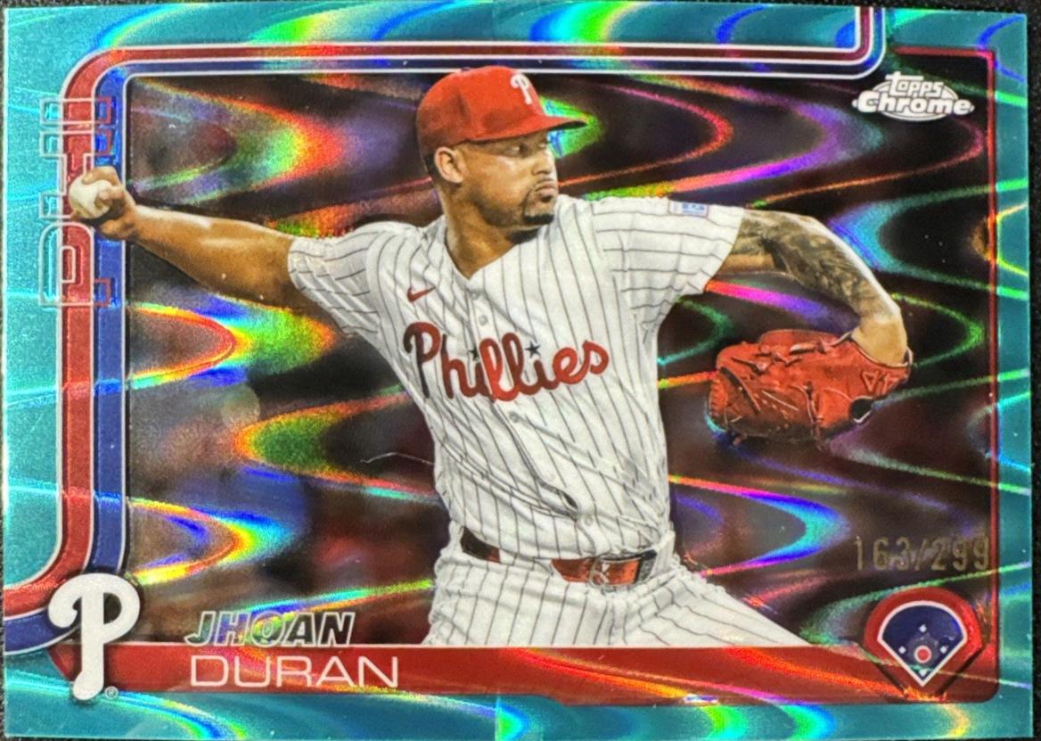 Jhoan Duran [Aqua RayWave Refractor] #USC120