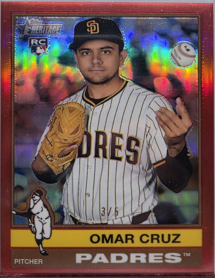Omar Cruz [Red Chrome] #516
