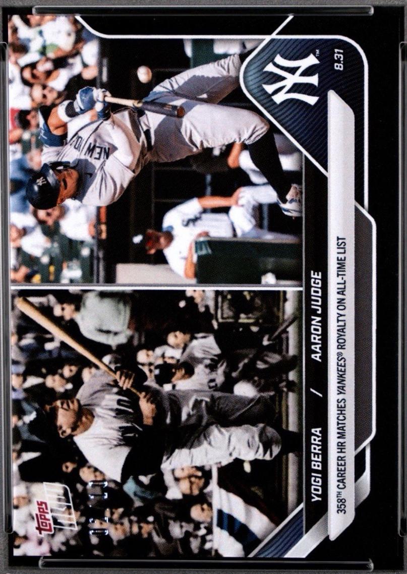 Yogi Berra / Aaron Judge [Black Foil] #637