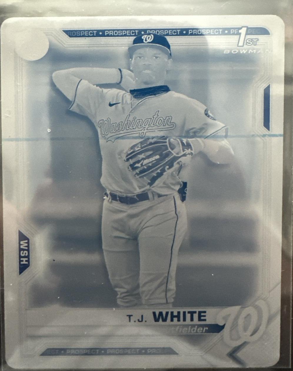 T.J. White [Printing  Plate] #BD-157