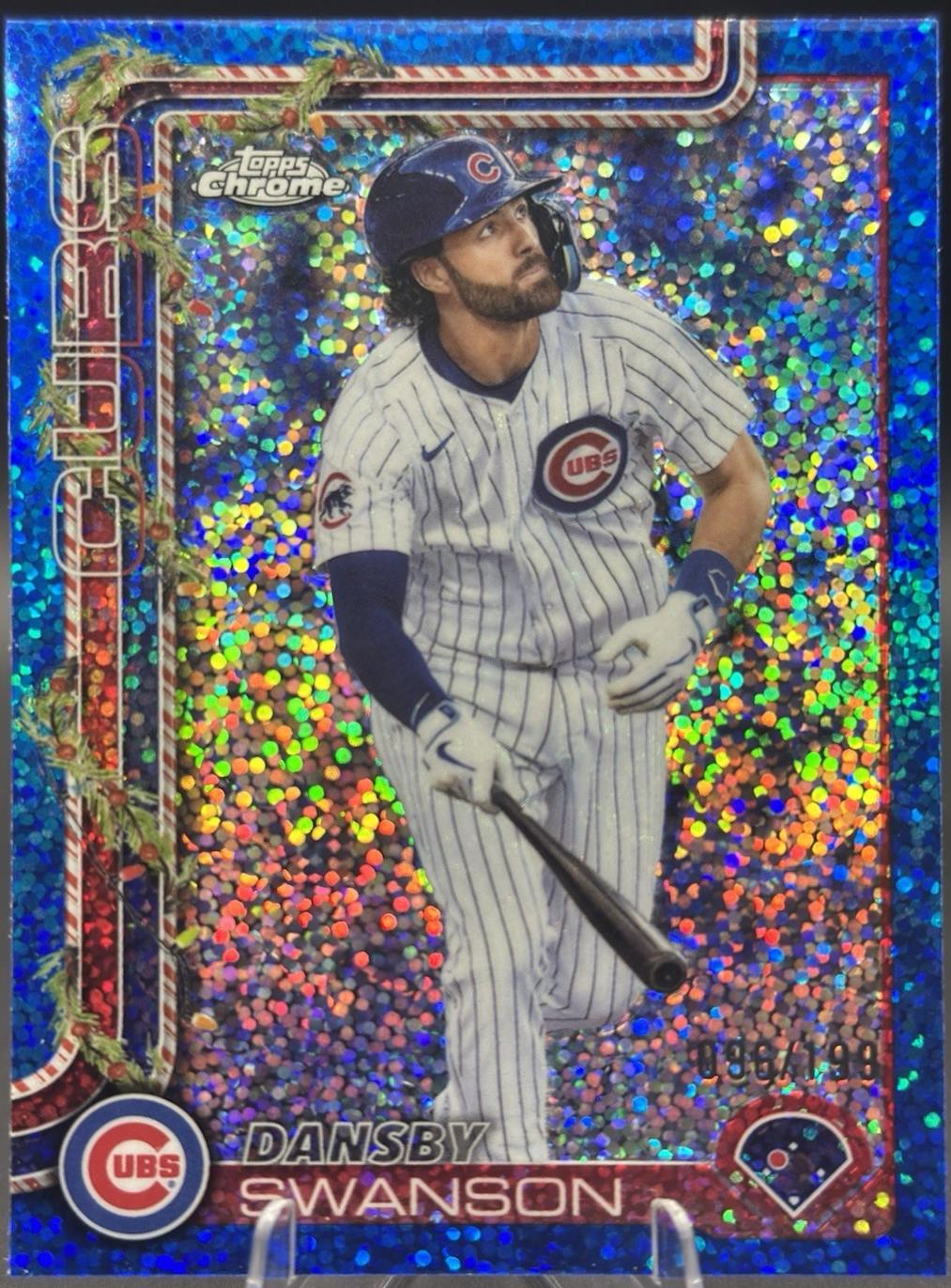 Dansby Swanson [Blue Sparkle] #HC39