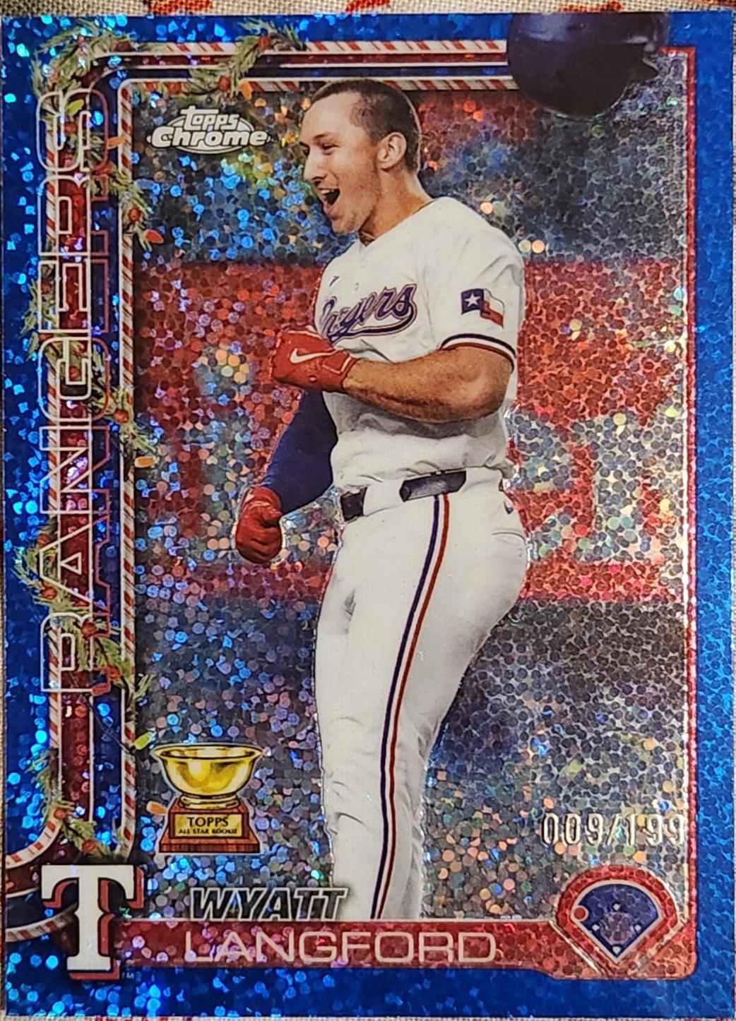 Wyatt Langford [Blue Sparkle] #HC87