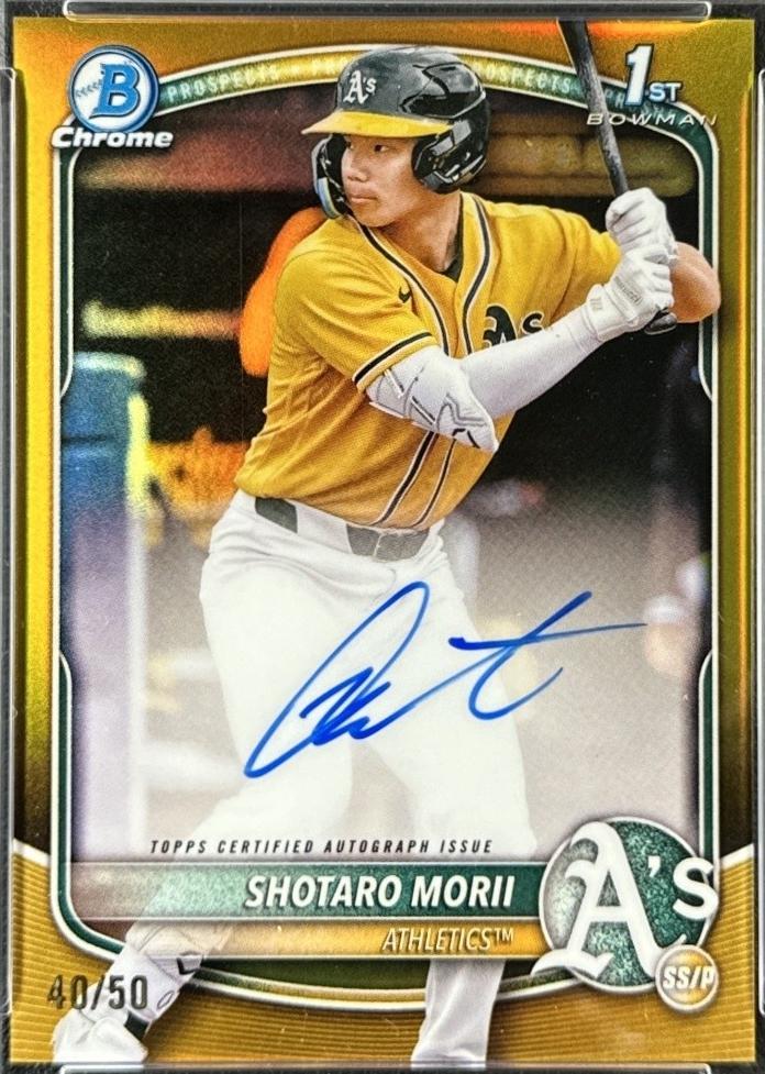 Shotaro Morii [Gold Refractor] #CPA-SM