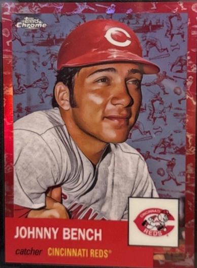 Johnny Bench [Toile Cream Red] #161