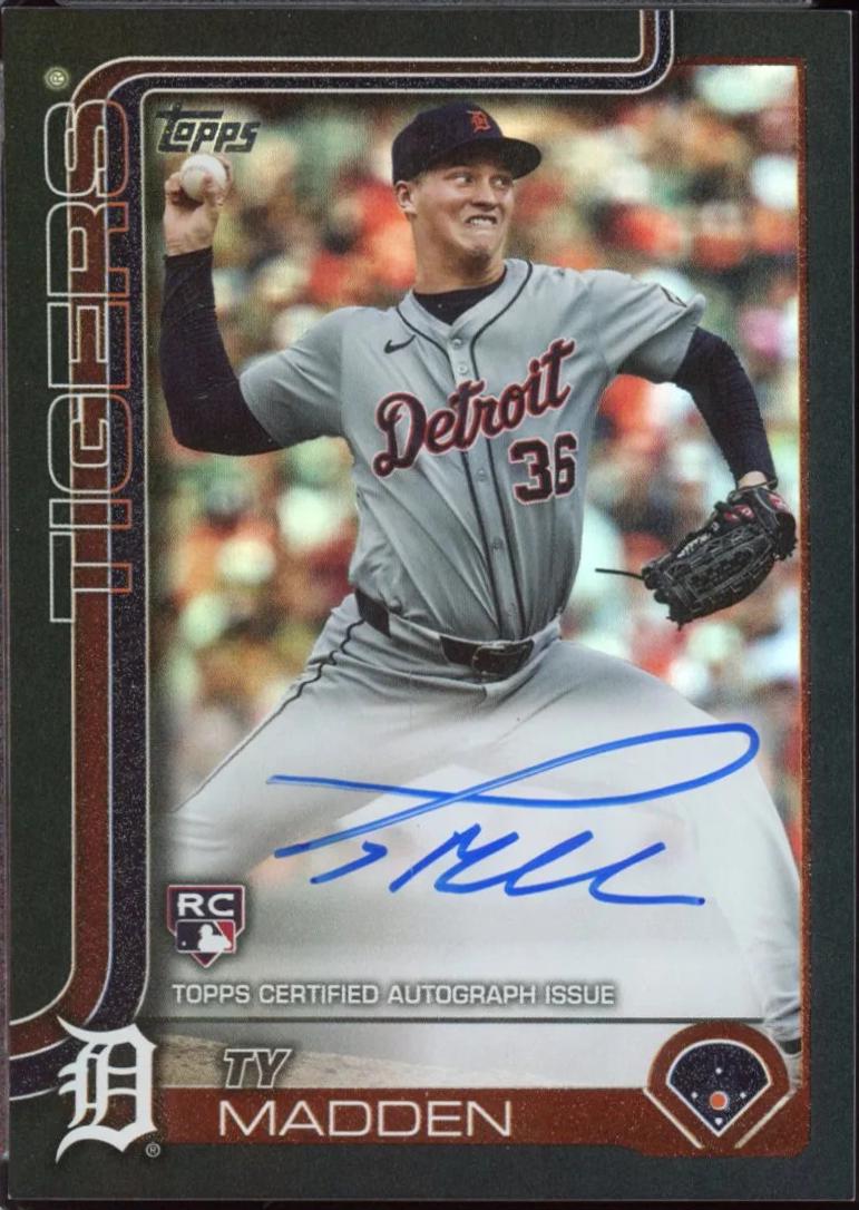Ty Madden [Black Foil Real One Autograph] #483