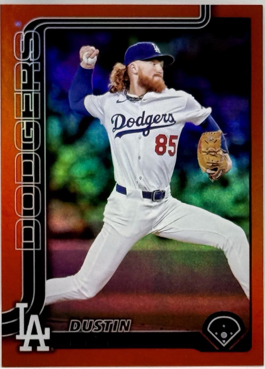 Dustin May [Orange Diamante Foil] #US70