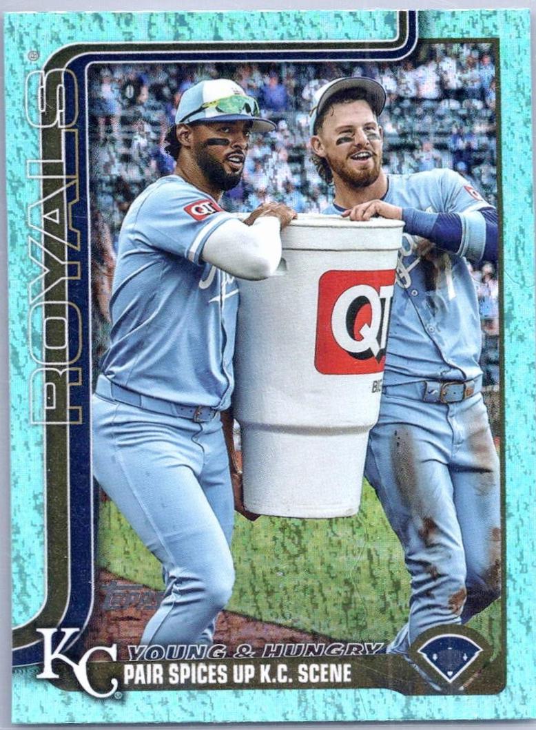 MJ Melendez / Bobby Witt Jr. [Holo Aqua Foil] #US209