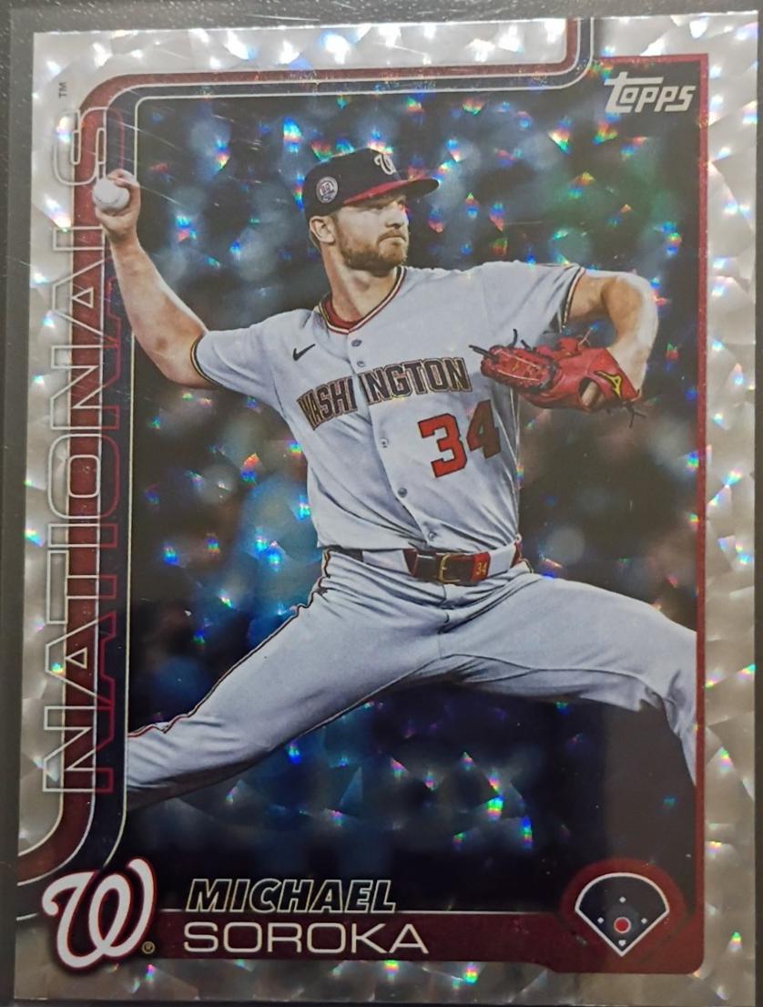 Michael Soroka [Silver Crackle Foil] #US347