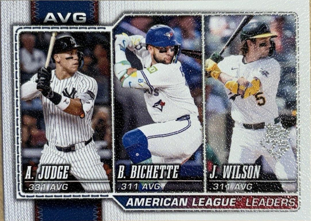 American League Leaders Avg [Canvas] #204