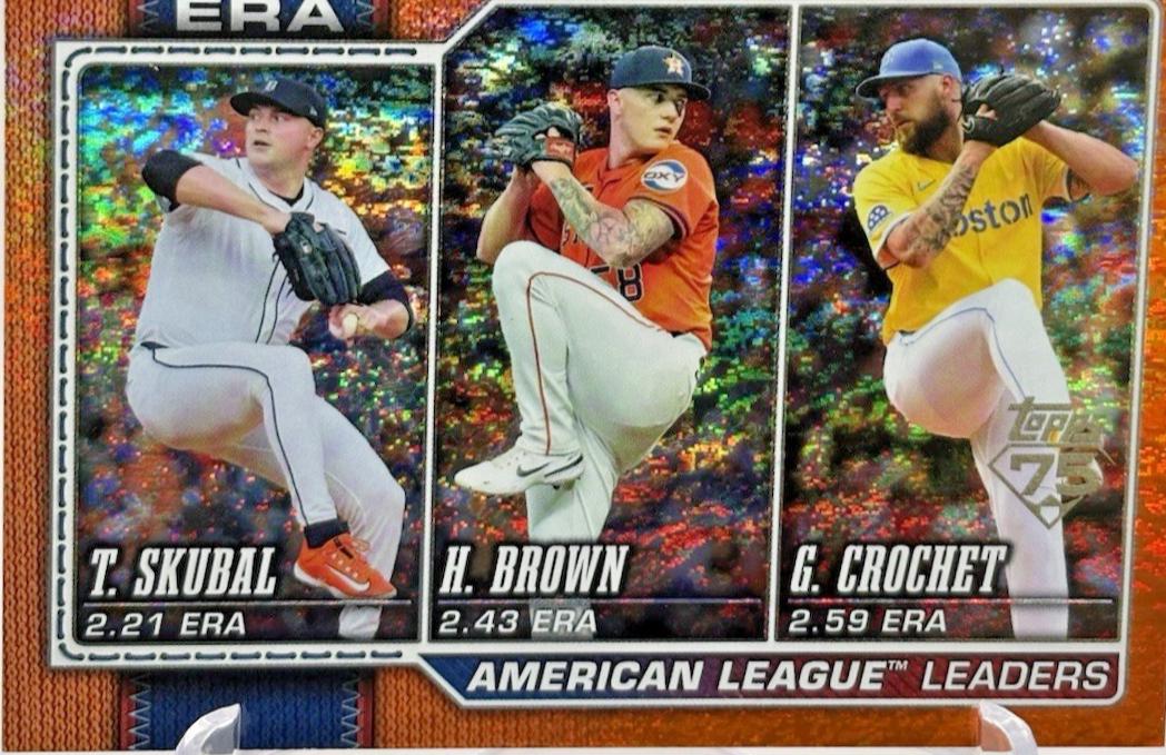 American League Leaders ERA [Orange Sandglitter] #327