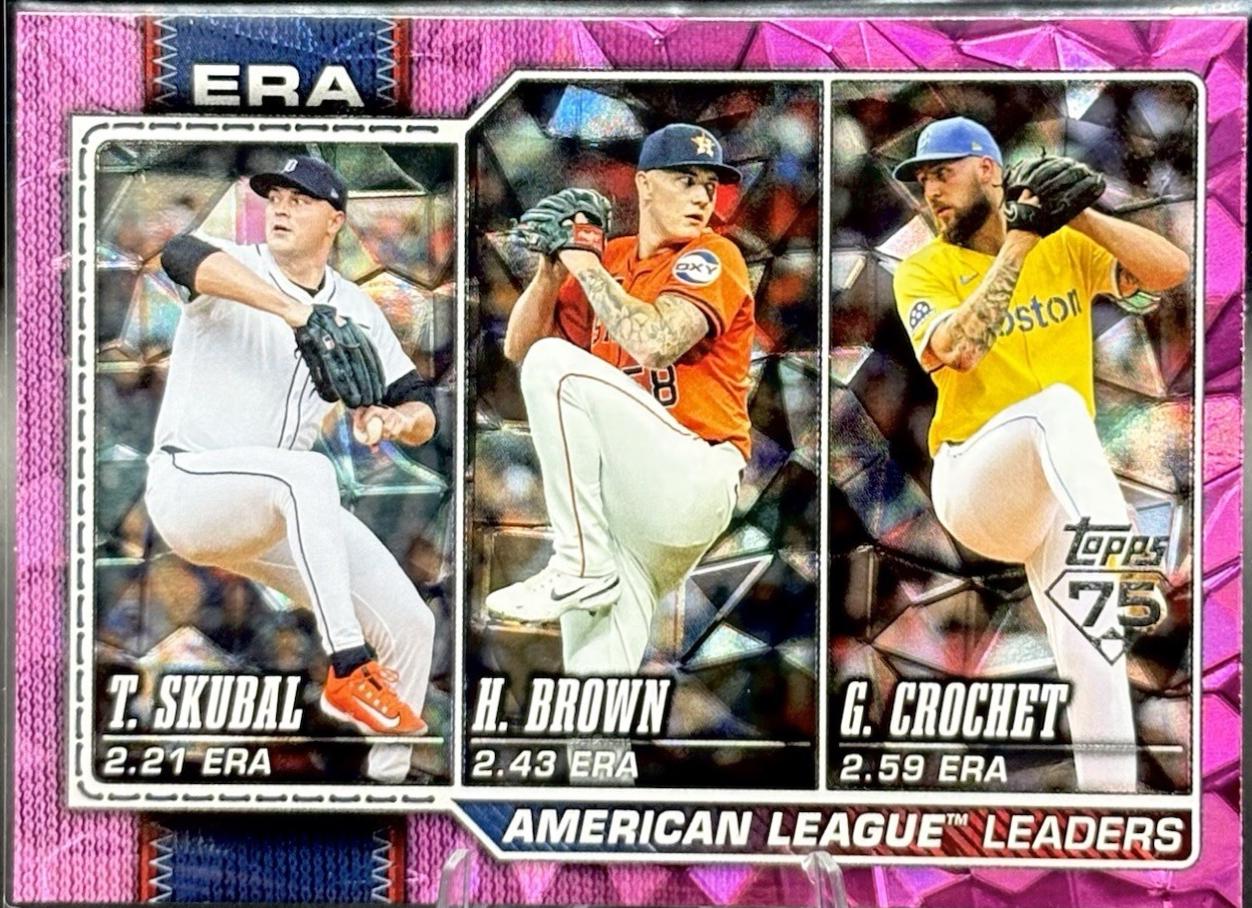 American League Leaders ERA [Pink Diamante] #327