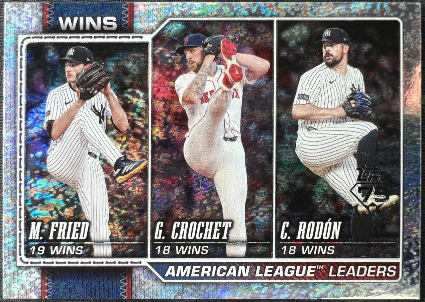 American League Leaders Wins [Holo] #130
