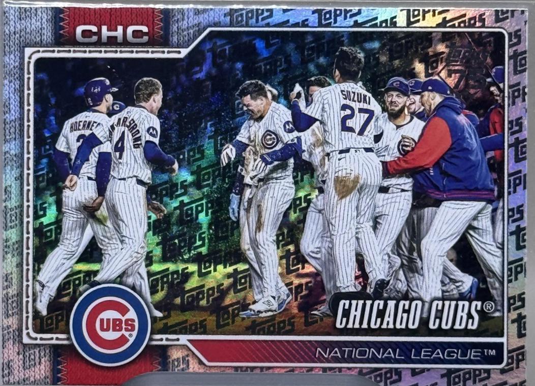 Chicago Cubs [Topps Foil Pattern] #320