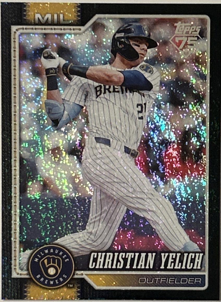 Christian Yelich [Black Holo] #154