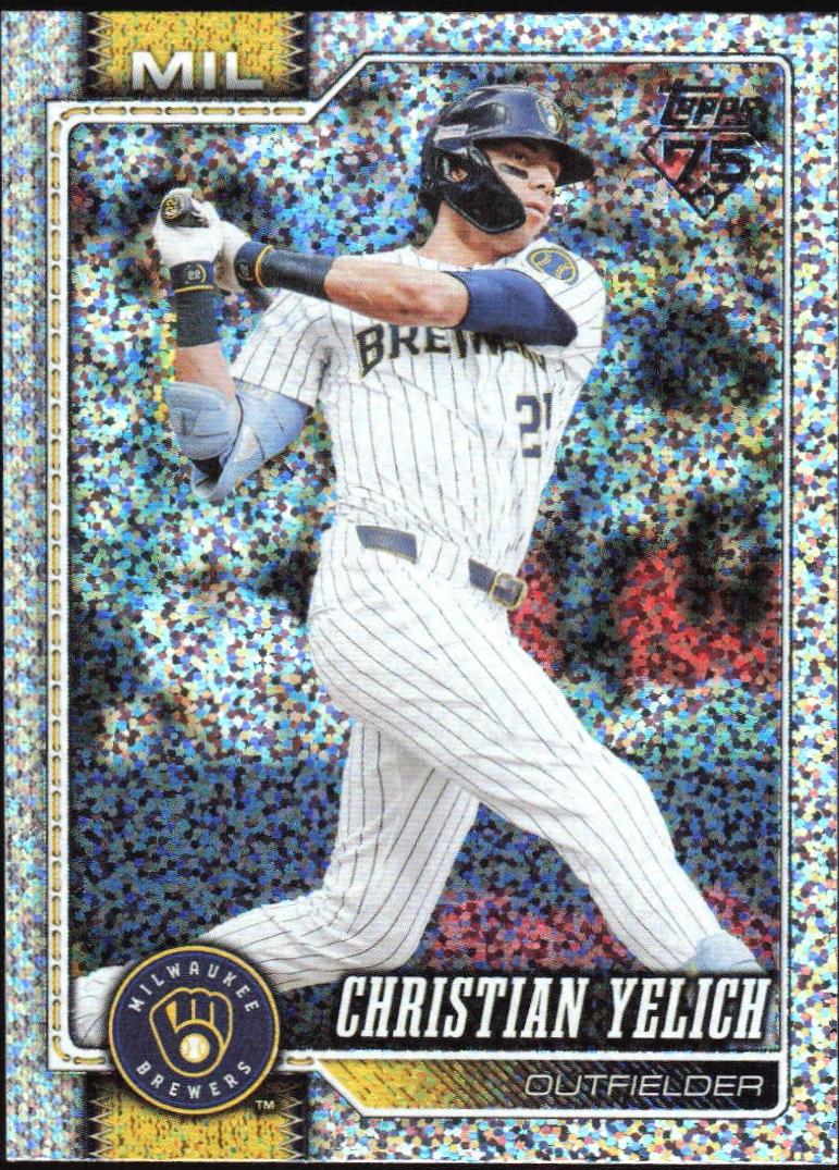 Christian Yelich [Silver Crackleboard] #154