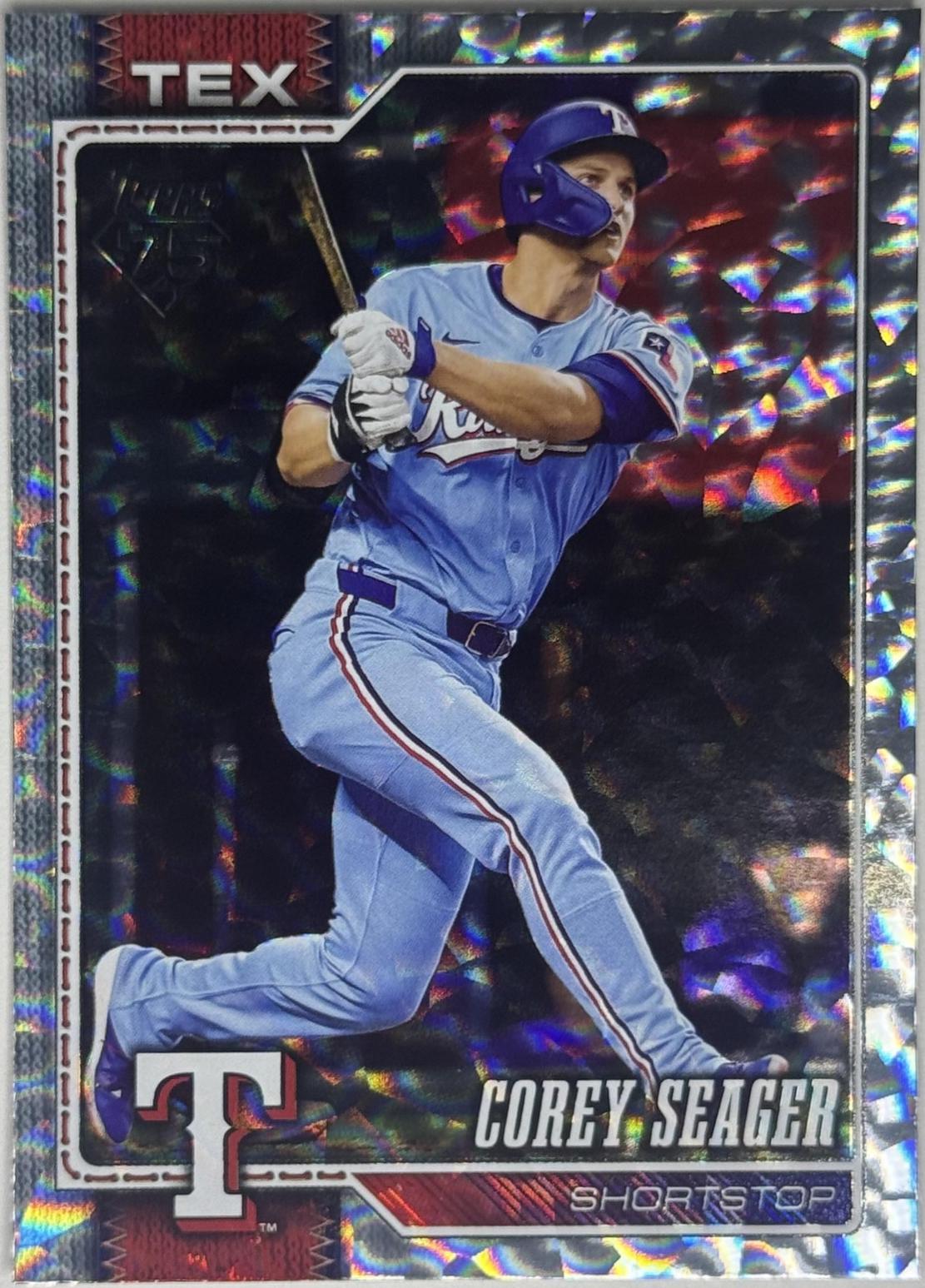 Corey Seager [Silver Crackleboard] #96