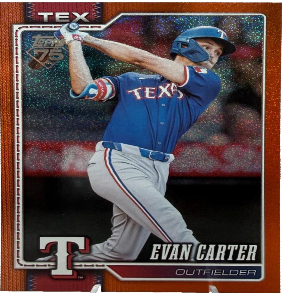 Evan Carter [Orange Sandglitter] #110