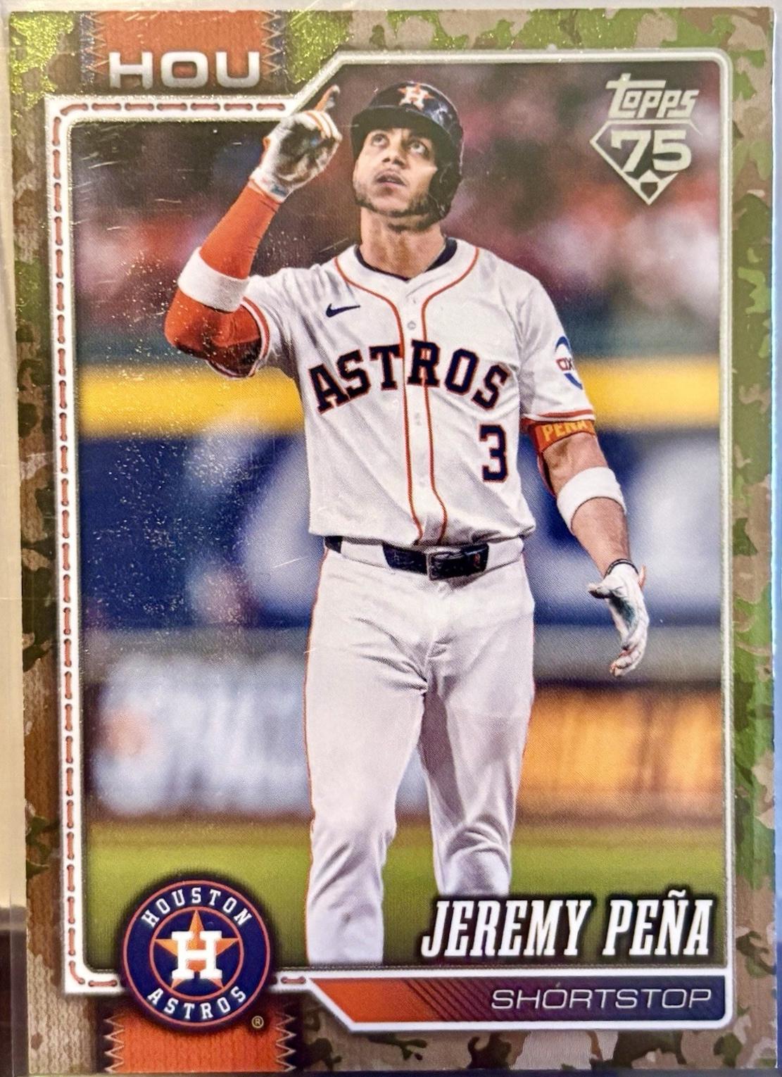 Jeremy Pena [Memorial Day Camo] #307