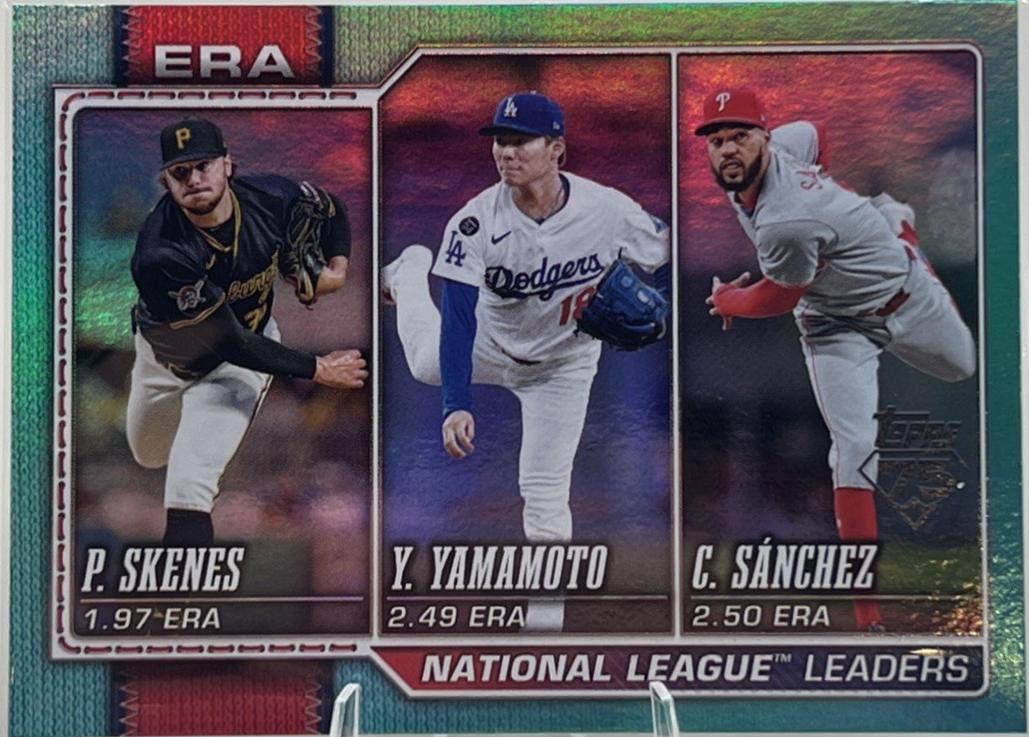 National League Leaders ERA [Aqua Rainbow] #203