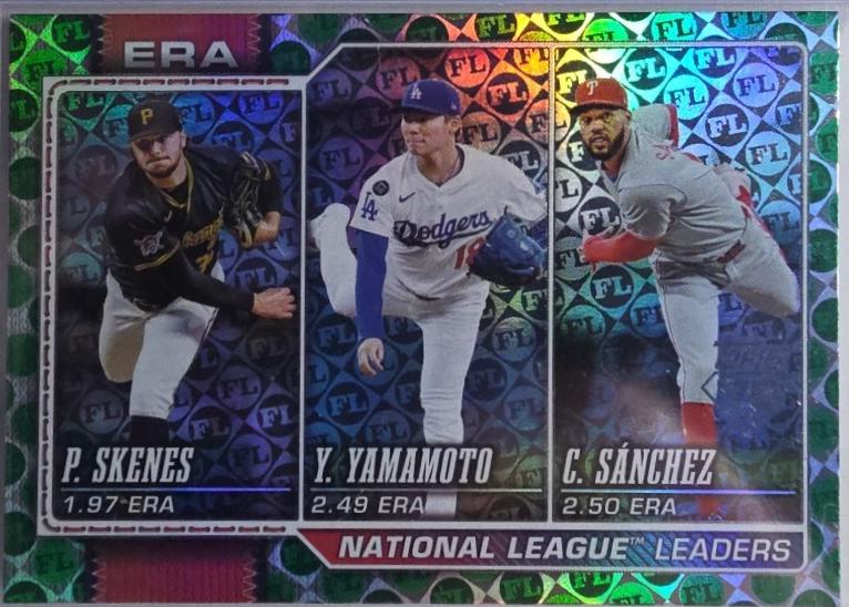National League Leaders ERA [Green Diamante] #203