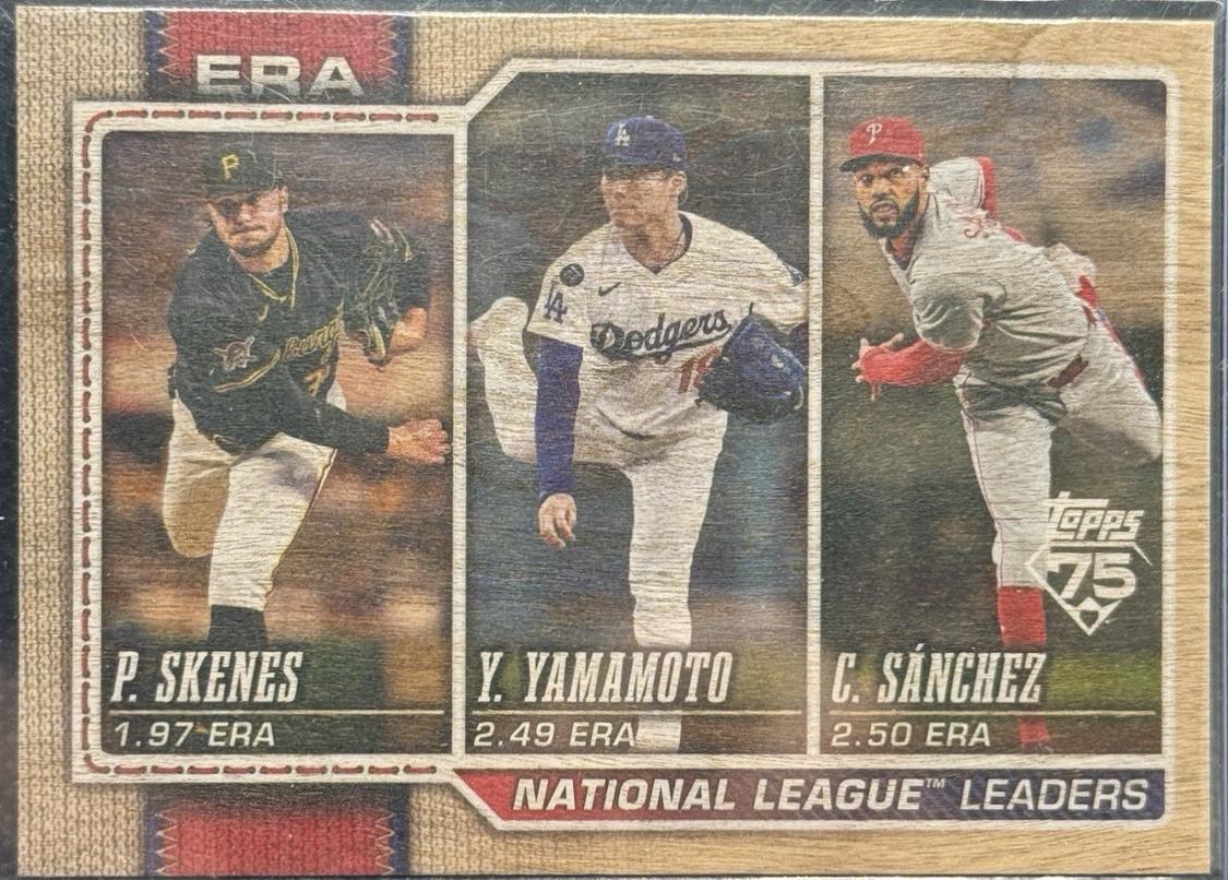 National League Leaders ERA [Wood] #203