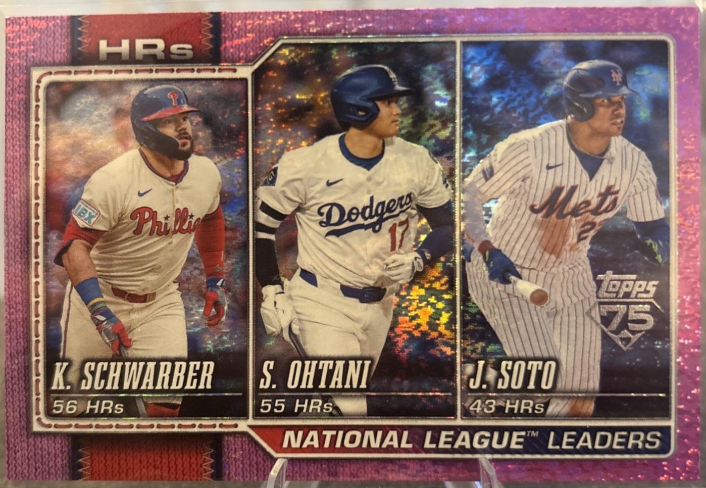 National League Leaders HRs [Pink Diamante] #84