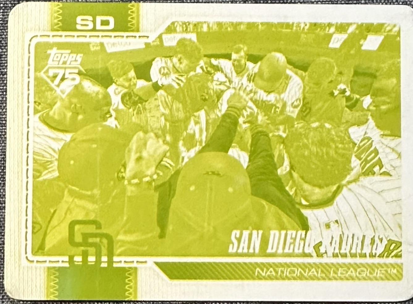 San Diego Padres [Printing Plate] #292