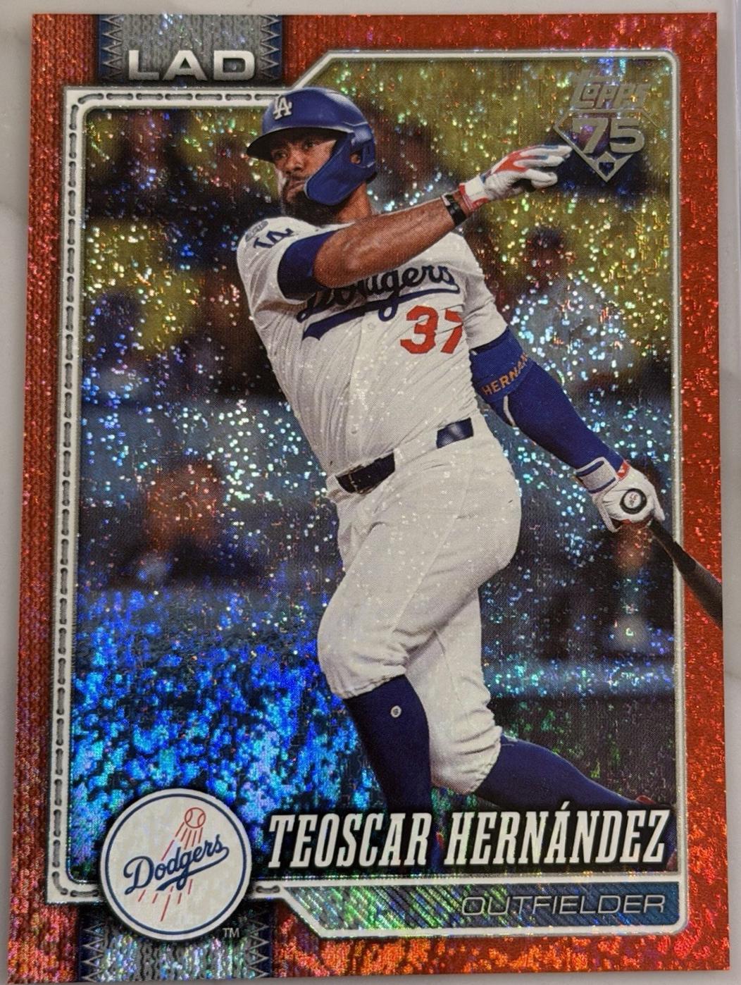 Teoscar Hernandez [Red Sandglitter] #251