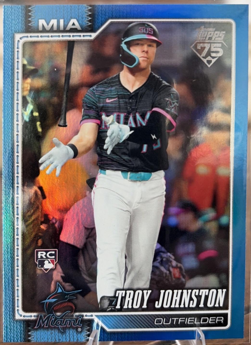 Troy Johnston [Blue Holo] #317