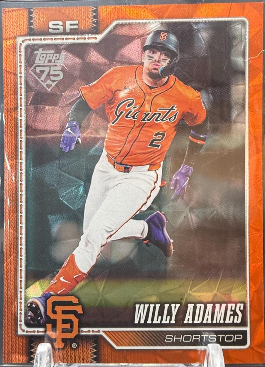 Willy Adames [Orange Sandglitter] #267