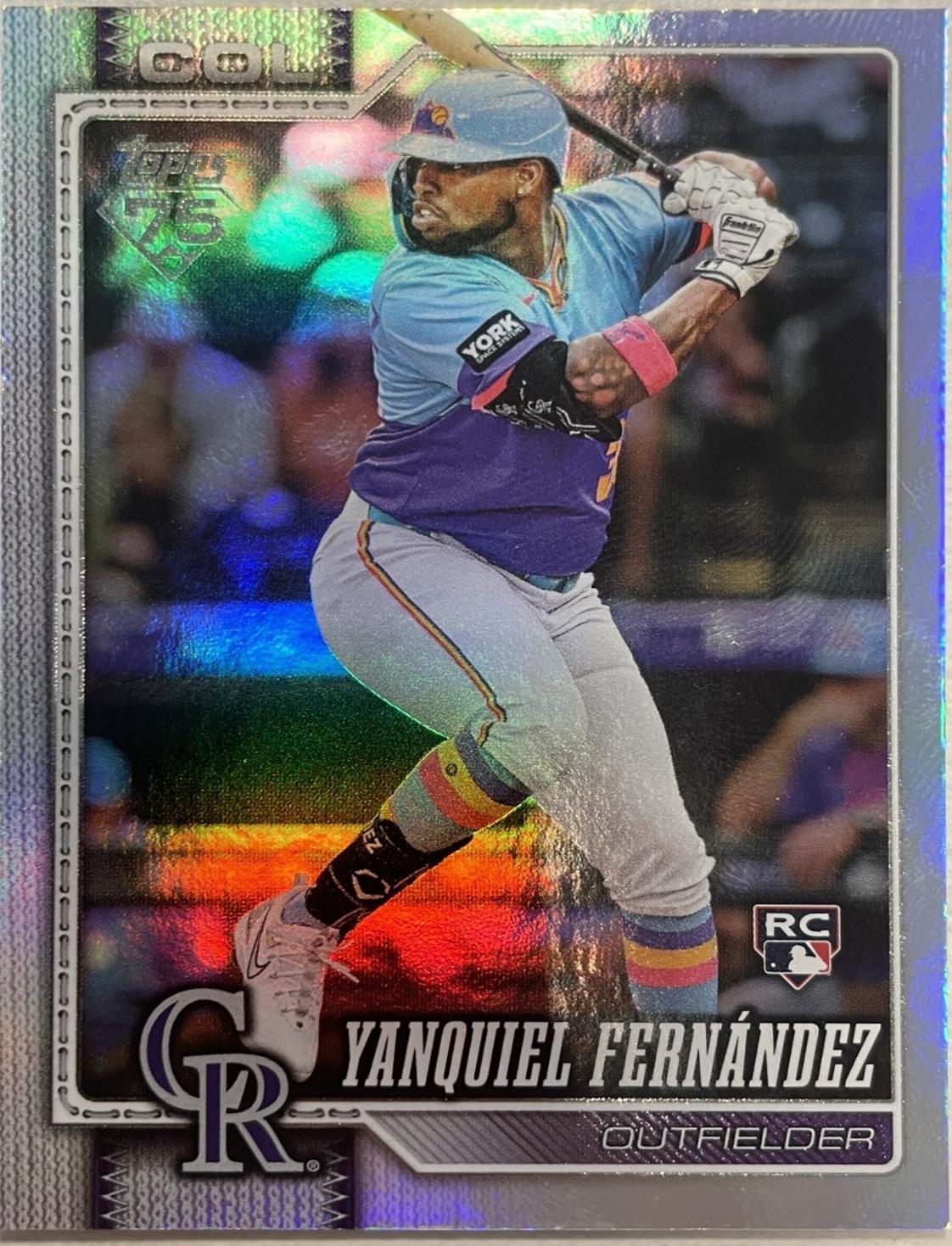 Yanquiel Fernandez [Silver Crackleboard] #116