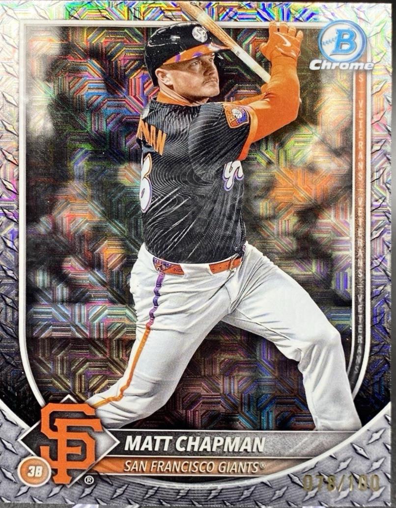 Matt Chapman [Steel Metal Mojo Refractor] #49
