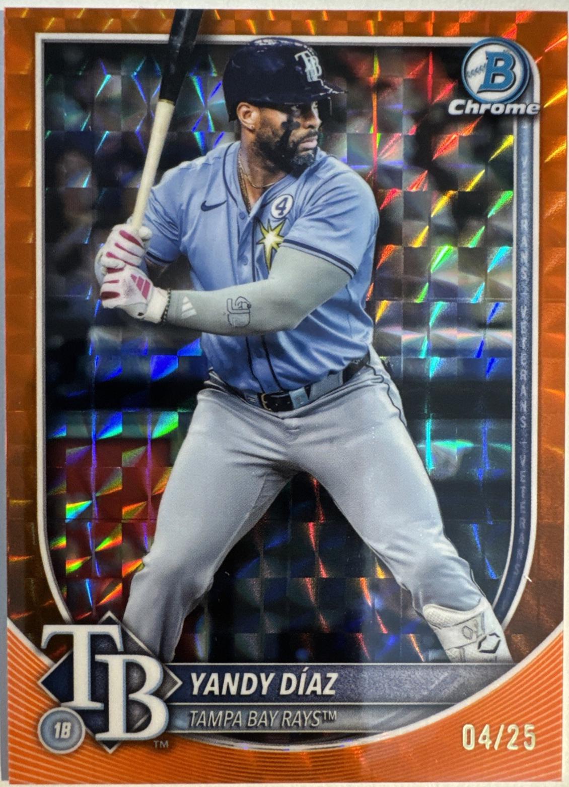 Yandy Diaz [Orange Geometric Refractor] #43